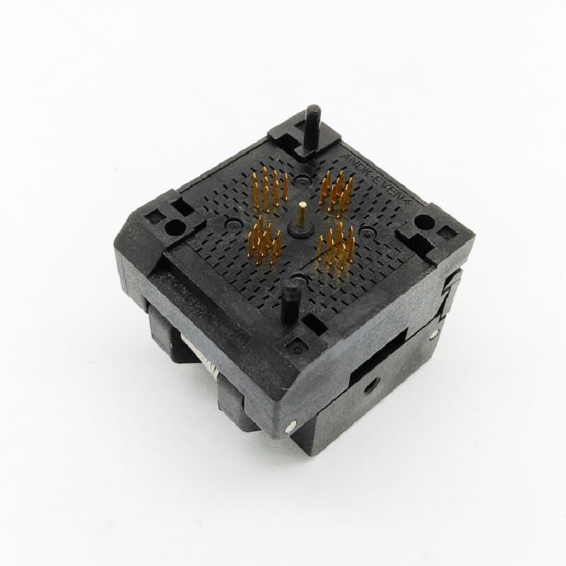 Wiring Connecting Terminals - QFN32 MLF32 Programming Socket IC Test Socket Burn in Socket Clamshell Chip Size 5 * 5 Pin Pitch 0.4 mm Flash Connector