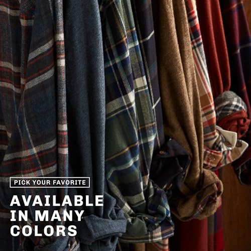 Weatherproof Vintage Mens Casual Soft Brushed Plaid Button-Down Flannel Shirt4