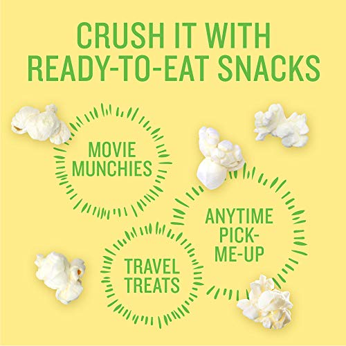 Image of Angie's BOOMCHICKAPOP Sea Salt Microwave Popcorn, 3.29 oz. Classic Bags 4-Count (Pack of 6)