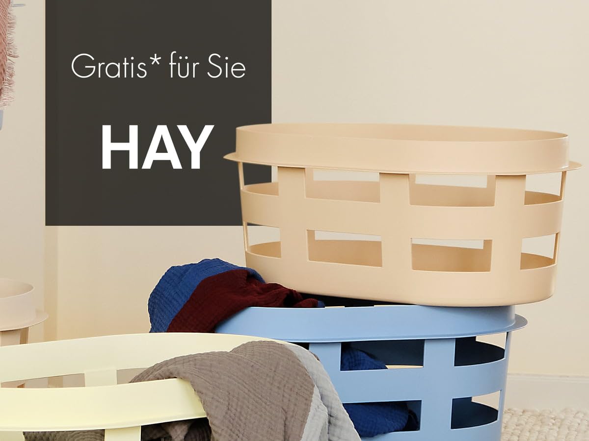 HAY - Korb, bordeaux, L