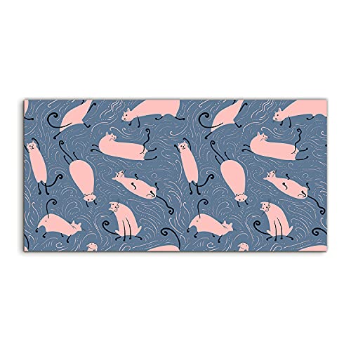 Image sur verre salon chambre enfant motif cartoon 100x50cm
