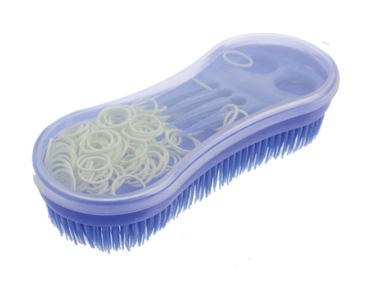 Lincoln Ultimate Brush with Plaiting Kit Pink with Black Bands 7989