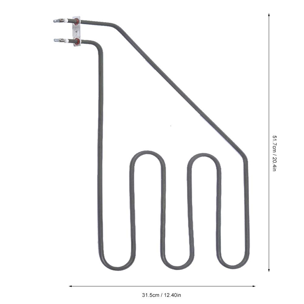 Elemento Calefactor Eléctrico, Estufa de Sauna, Componente de Calor Recto de Acero Inoxidable para el Hogar, Hotel, Saunas, Clubes, Gimnasio (SAV-1500W)