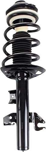 Miniatura 684 de TRQ Kit de suspensión delantera, conjunto de amortiguadores y resortes, barra estabilizadora, enlace estabilizador compatible con Chevrolet