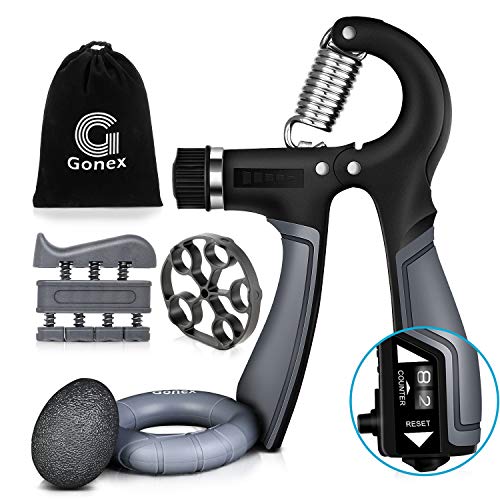 Gonex Hand Grip Strengthener Forearm Exerciser Strength Grip Trainer Set Kid Counting