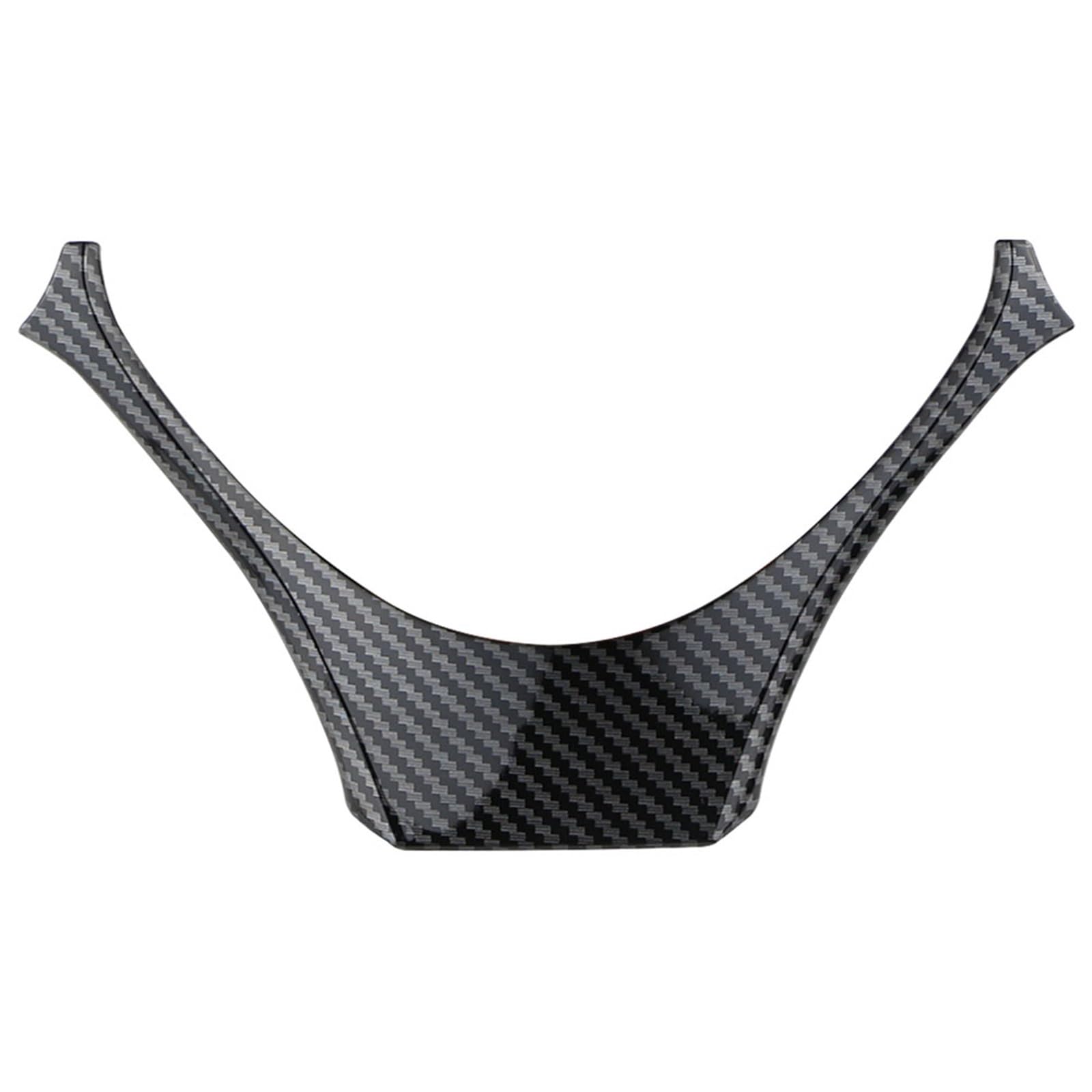 for Toyota for CHR for C-HR for C HR 2016-2023 Steering Wheel Panel Decoration Sticker Interior Car Decoration Interior(Carbon Fiber Black)