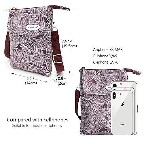 Image of Nylon Crescent Crossbody Bag for Women Men Fanny Pack Crossbody Bag Dumpling Lightweight Travel Sling Bag