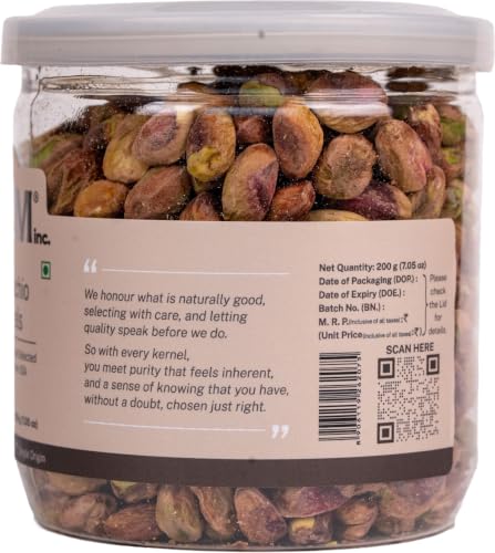 Image of Lagom Pistachio Kernels 200g | Premium Pista Giri (Without Shell) | Crunchy, Naturally Nutty | No Added Preservatives | Vegan, Gluten Free, Non-GMO