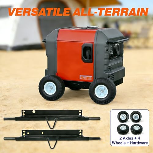 06423ZS9020AH Solid Never Flat Tires All Terrain Wheel Kit Replacement for Honda Generator EU3000is #06423-ZS9-020AH GELUOXI by GELUOXI - Image 5