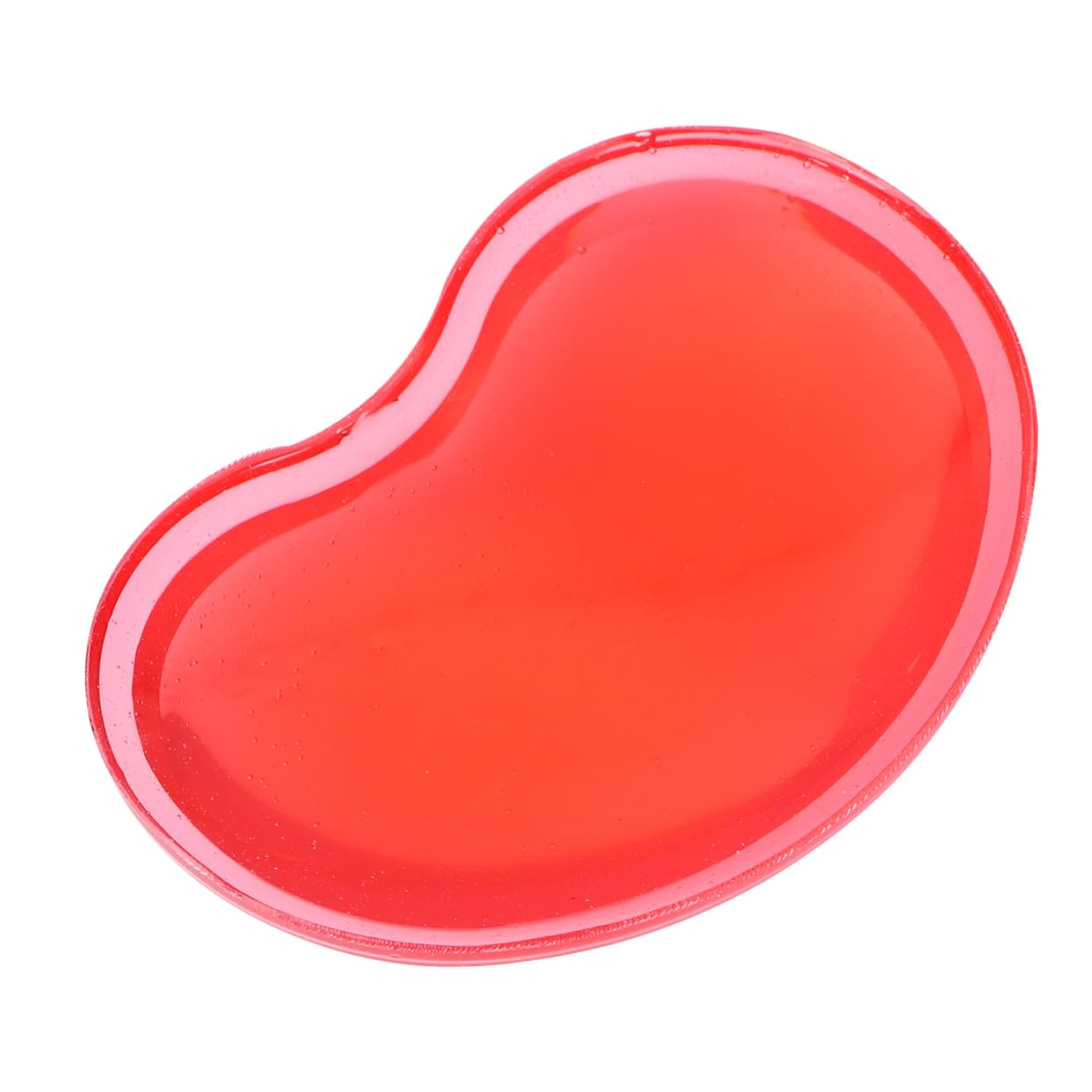 Gadpiparty Heart Shaped Silicone Wrist Pad Ergonomic Mouse Cushion for Desk Computer with Gel Filled Support Flexible Wristband Rest for Typing Comfort and Stress Relief