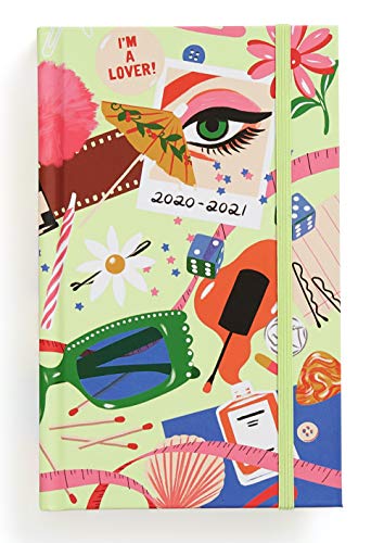 Ban.do 17 Month 2020-2021 Classic Daily Planner with Weekly & Monthly Views, Dated August 2020 - December 2021, Hardcover Self-Care Planner with Stickers, Goal/Reflection Pages, Cool Art, Junk Drawer