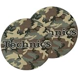 Technics Slipmat Technics Army - Juego de 2 alfombrillas para ratón