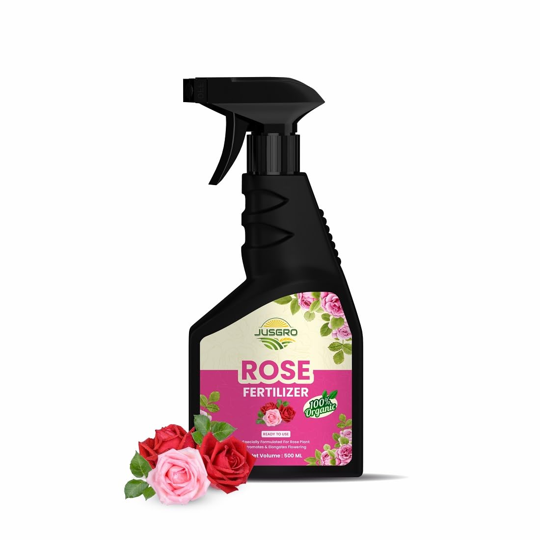 JusGro Rose Flowering Fertilizer for Plants Spray | Specially Formulated for Flowering Plants | Provide Micro Nutrients For Flowering Growth | Ready to Use (500 ML) (B0CQV9LFZX) Amazon Price History, Amazon Price Tracker