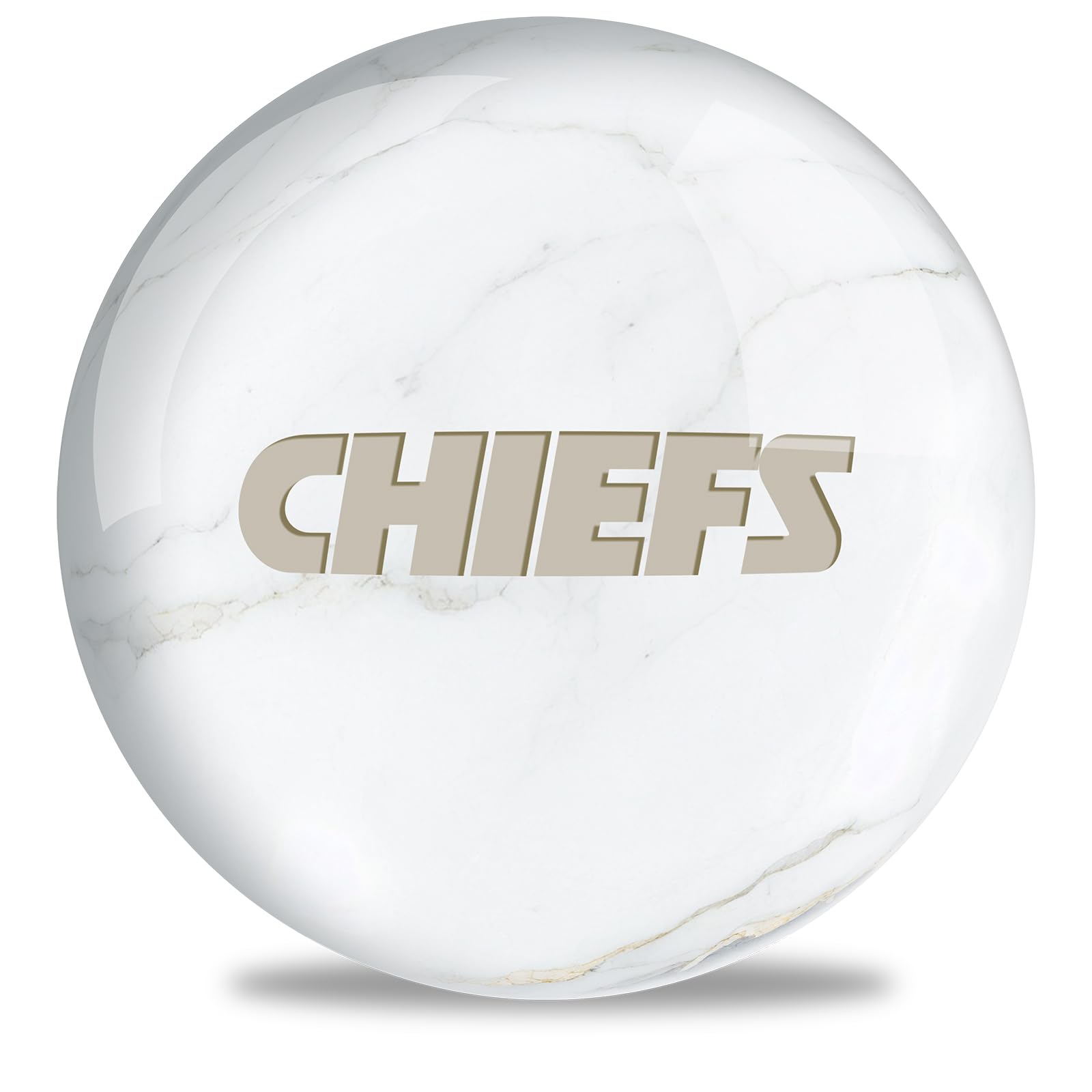 On The Ball Bowling NFL Marble Kansas City Chiefs 10#