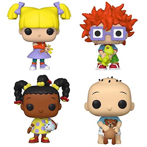 Funko POP! TV Nickelodeon: Rugrats Collectors - Juego de 4 figuras: Angelica, Chuckie, Susie y Tommy (variante possible Chase variant)