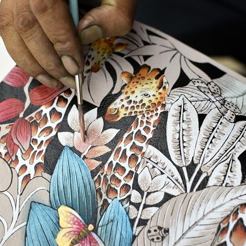 Anna by Anuschka Women's Hand-Painted Original Leather RFID Double Compartment Wallet2