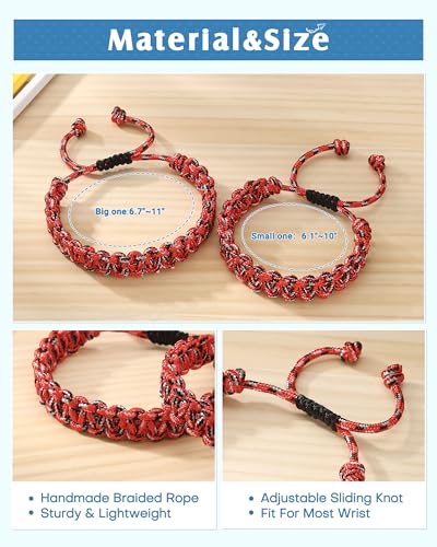 PINKDODO Back to School Bracelet Mommy and Me First Day of Kindergarten Preschool Gifts for Boys4