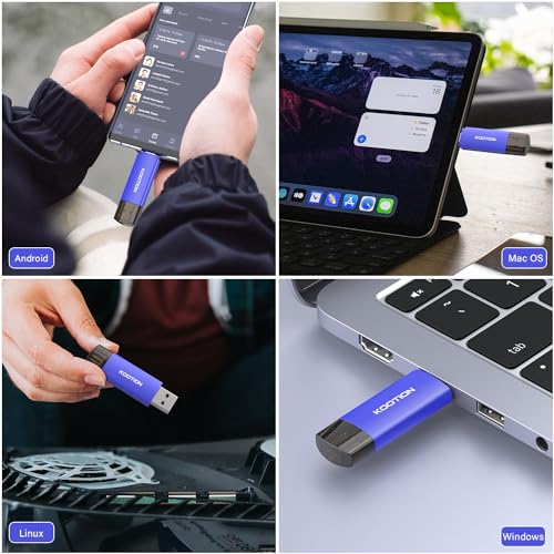 Image of KOOTION 64GB USB C Flash Drive 2-in-1 Type-C Flash Drive USB-A&USB-C 3.0 Dual Drive OTG, Thumb Drive Memory Stick for Android Smartphone /Tablet /PC