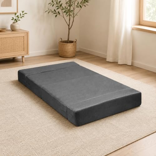 Urban Decor 3x6-Feet 1 Seater Sofa Cum Bed, Grey - Image 6