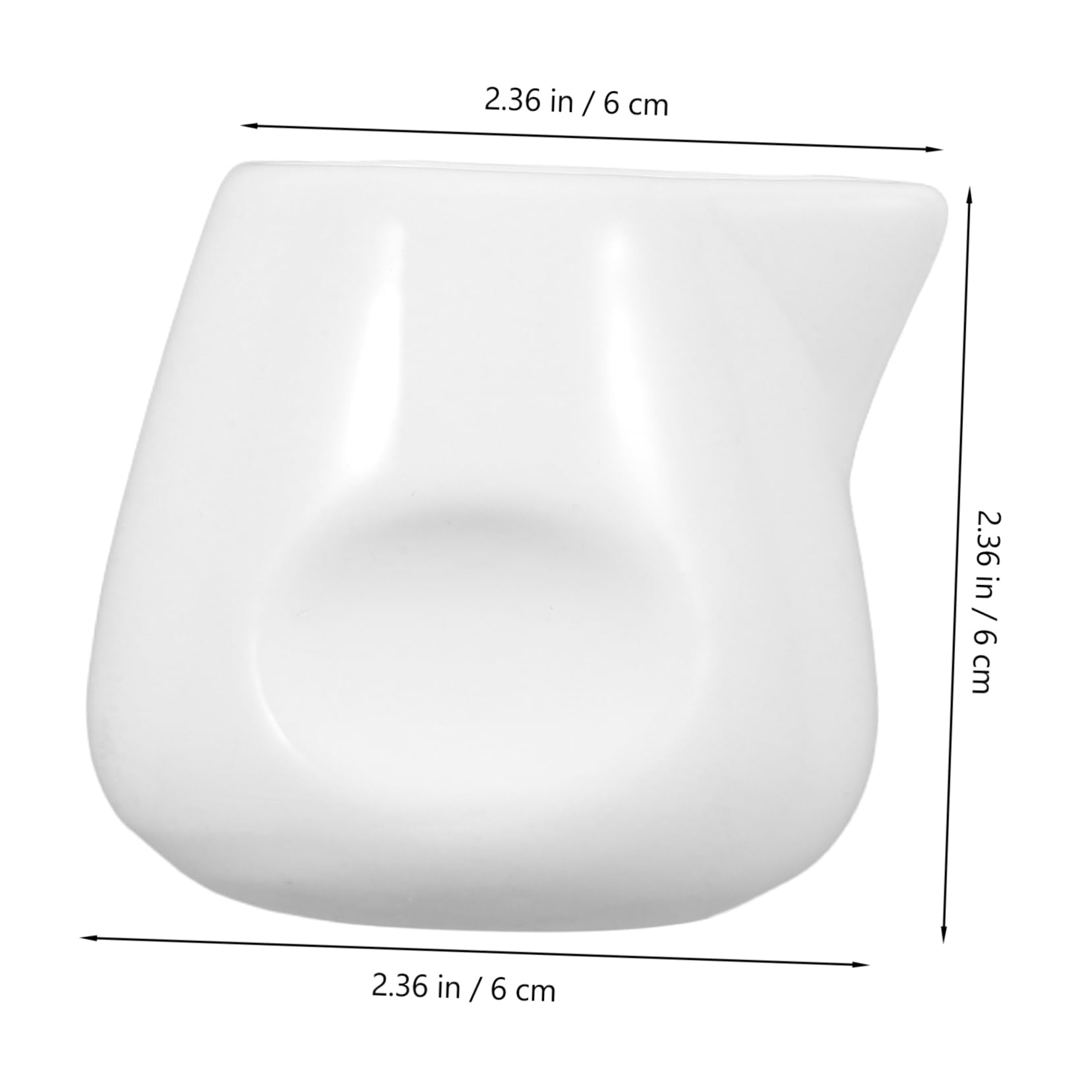 BRIGHTFUFU Ceramic Sauce Pot Mini Milk Jug Coffee Creamer Container Dairy Server Porcelain Pitcher 110ml for Serving