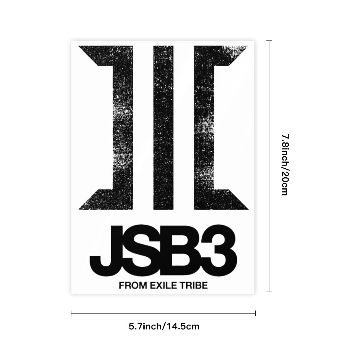 みひろ様 特注 3代目 JSB 車用ステッカー計3枚 Amazon.co.jp: 三代目 J Soul Brothers 三代目 J Soul Brothers
