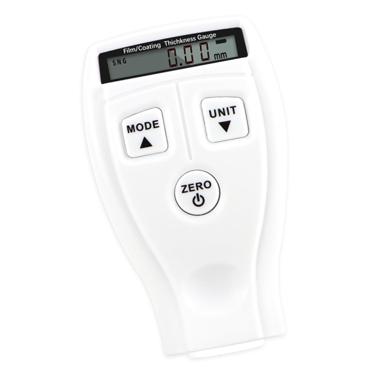 Woedpez White Accuracy Automotive Coating Thickness Tester Gauge Measuring Device Depth Meter For Metal Substrates Fast Responses Auto Body Paint Tester