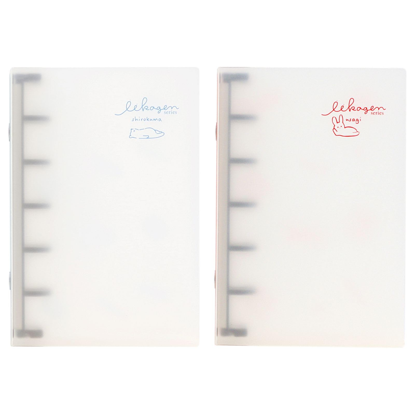 しろくま　バインダーカバー Amazon | Chris.W A5 6リングバインダー プランナー カバー ポリ