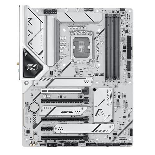 Z790-AYW WiFi W II Intel Z790 (LGA 1700) ATX Scheda madre con PCIe® 5.0, 3X M.2, 12+1 DrMOS, DDR5, WiFi 6, 2.5Gb LAN, HDMI, USB 10Gbps Type-C®, USB 10Gbps Type-C®, Thunderbolt™, USB4®, Aura Sync - Scheda madre - Immagine 2