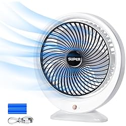 Ventilador Zefiro APPFUSHI Ventilador USB, Ventilador Portatil, Ventilador de Mesa Recargable, 3 velocidades, mini ventilador ultra silencioso, fácil de transportar para la oficina, el hogar y el exterior