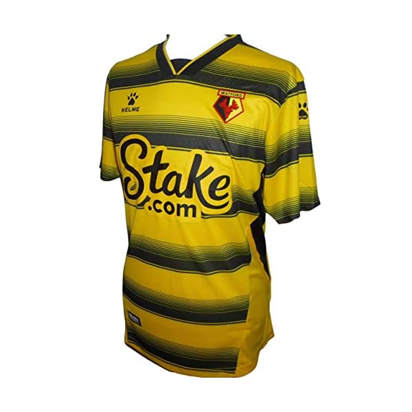 KELME Watford FC Men's Home Football Shirt Soccer Jersey 2021-2022