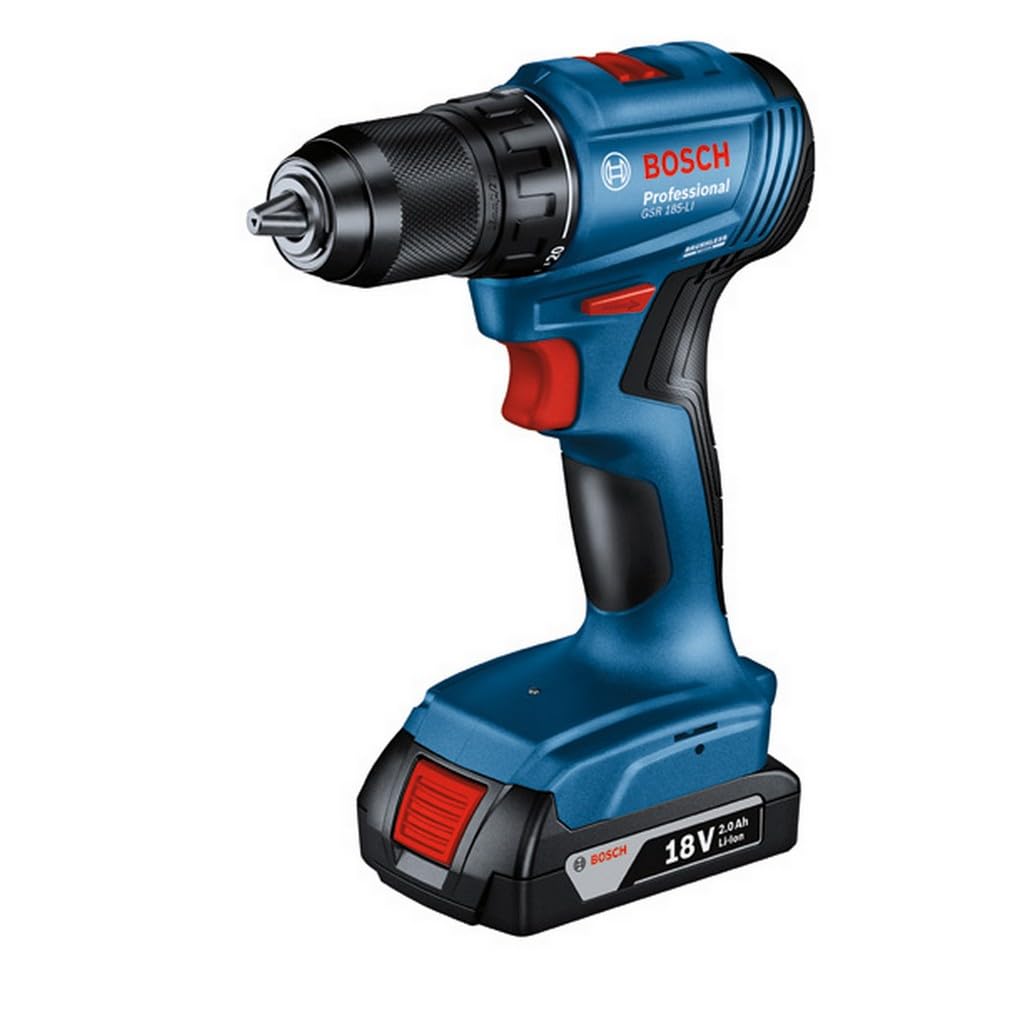 Bosch Professional GSR 18V-45 Cordless Drill Kit - 1900 RPM, 45 Nm, 2 X 3.0Ah Batteries & Charger In L-BOX