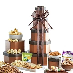 Broadway Basketeers Shiva Gift Tower – A Sympathy Gift