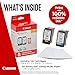 Canon Ink & Paper Multipack - PG-545/CL-546 Genuine Printer Ink Cartridges 2 Pack (1 x Black, 1 x Colour) & 4x6 Photo Paper (50 x Sheets) For TS3350, TS4550, TS3450, TS3150, TR4650, MX495
