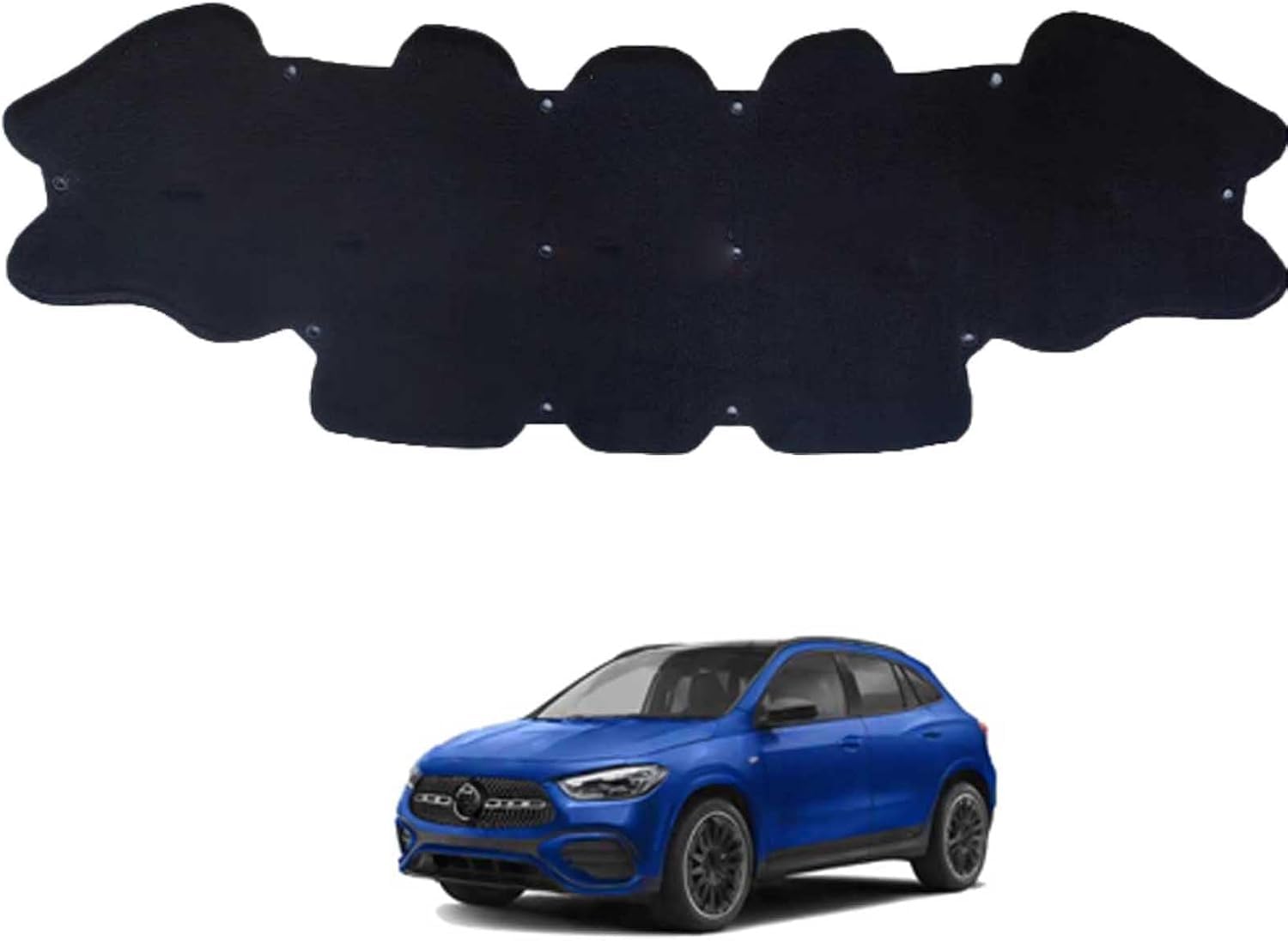Liufangfc Normal Bonnet Insulation Mat 10Mm For Benz Gla H247 2020-2023 Oe: A2476829500 2476829500 – Fireproof Engine Sound Deadening & Heat Shield Acoustic Liner With Clips