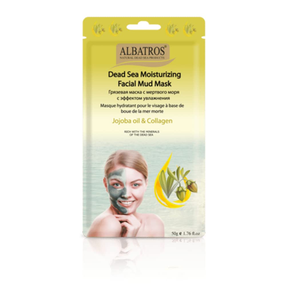 Albatros Dead Sea Moisturizing Facial Mud Mask ( Jojoba Oil & Collagen)