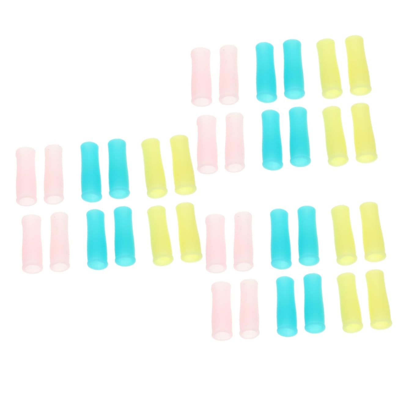 Housoutil 36 Pcs Dead Skin Shears Protective Case Tweezers Tip Sleeve Nail Art Scissors Tweezers Cover Manicure Tweezers Case Tweezers Tip Caps The Green Pink Nail Clippers Handle