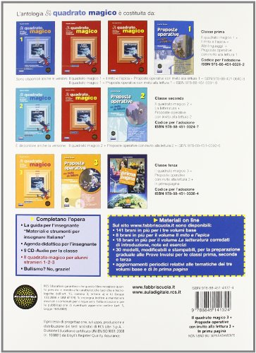 Il quadrato magico. con Portfolio. per la Scuola