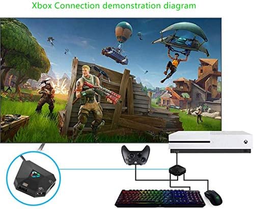 Queen.Y Keyboard Mouse Converter Adapter for N-Switch/PS3/PS4/Xbox One/Xbox 360