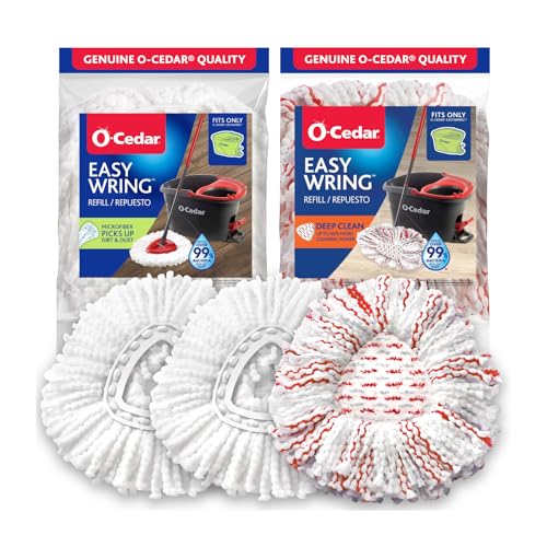 Image of O-Cedar 2 Easywring Refills + 1 Deep Clean Refill (Variety Pack)