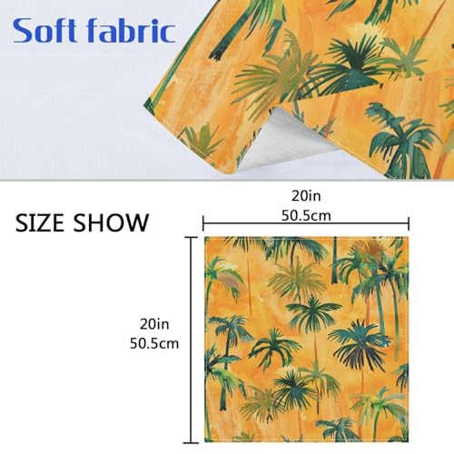 Servilletas de Tela Summer Orange Tropical Trees 20x20 in Pack 6 miniatura 7