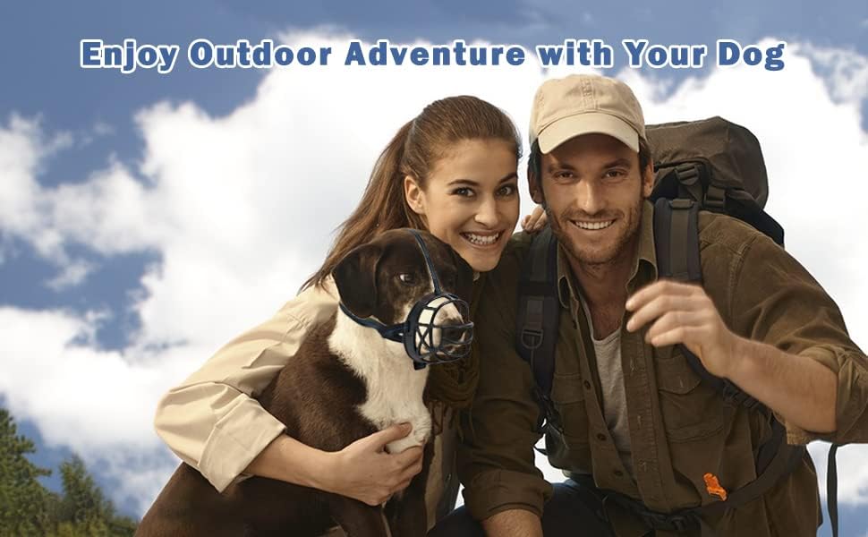 Miniatura 7 de Bozal transpirable para perros grandes y grandes, para dejar de morder, ladrar y masticar, lo mejor para perros agresivos, color negro y marrón