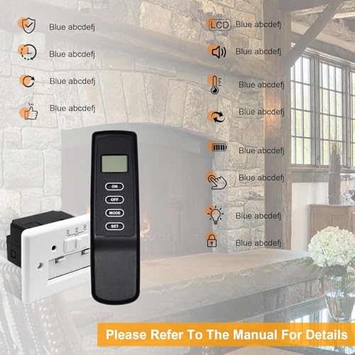 Deekool RCB05A Gas Fireplace Remote Control Kit thumb #5