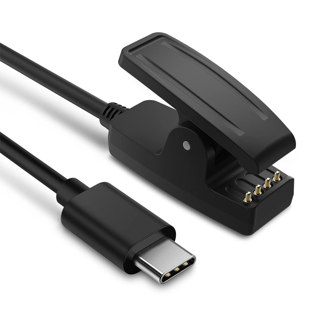 Zitel ® Type C Charger Compatible with Garmin Forerunner 35 35J 64 230 235 630 645 645 Music 735XT, Approach G10 S20, Vivomove HR, Lily Smartwatch - Charging Cable 100cm, Black (B09VZT3458) Amazon Price History, Amazon Price Tracker