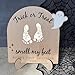 Personalized Baby Footprint Halloween Keepsake Board - Trick Or Treat Ghost Sign 2025