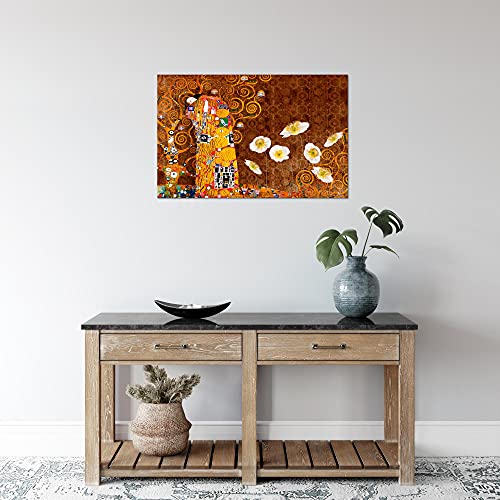 Tableau mural Gustav Klimt Le Baiser Runa Art modernisera votre deco