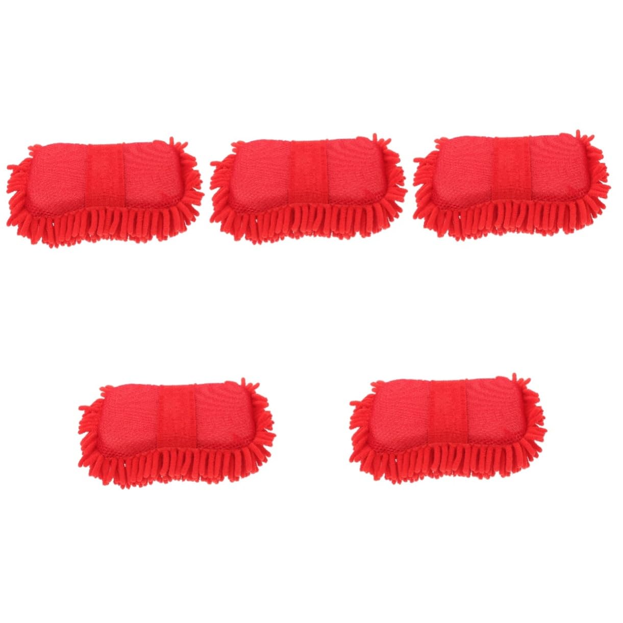 5piezas Esponja De Limpieza Ultra Absorbente para Coches Guante De Microfibra Reutilizable para Lavado De Vehículos y Limpieza De Ventanas para Automóviles y Usos El Hogar