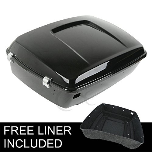 TCMT ABS King Tour Pack Trunk + Latch Key Fits for Harley Touring