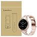 for Garmin vivoactive 4S Band, Blueshaw Quick Release Stainless Steel Metal Replacement Straps for Garmin vivoactive 4S (40mm) Smartwatch (Metal-Rose Gold)