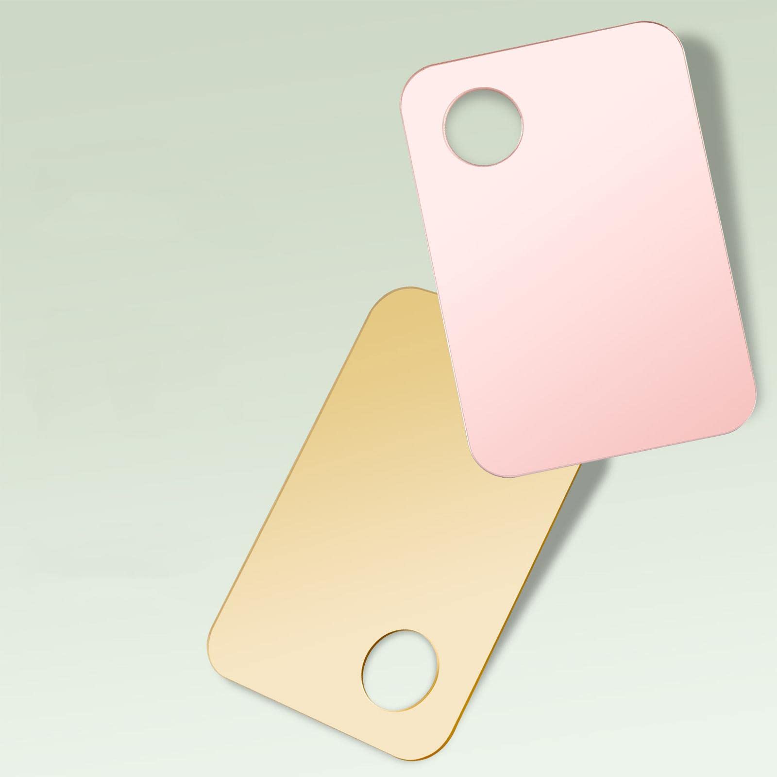 Tachiuwa 2X Portable Makeup Mixing Palette Nail Art Palette, Lipstick Eyeshadow Painting Paint Color Mixing Foundation Blending Color Palette Tools