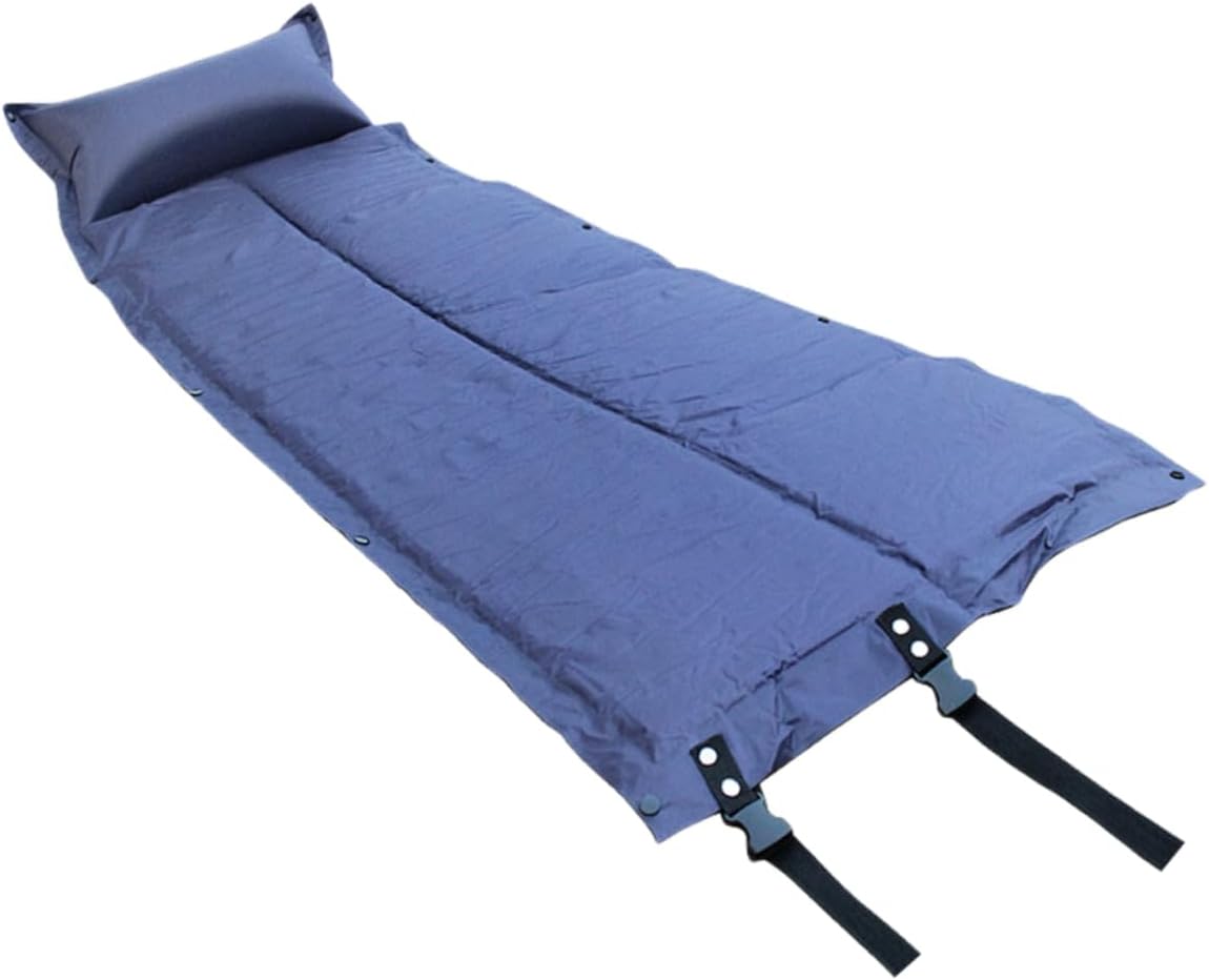 DECHOUS Inflatable Camping Mat Pillow Portable Wear-Resistant Sleeping Pad for Outdoor Camping and Napping Single Person Self-Inflating Design